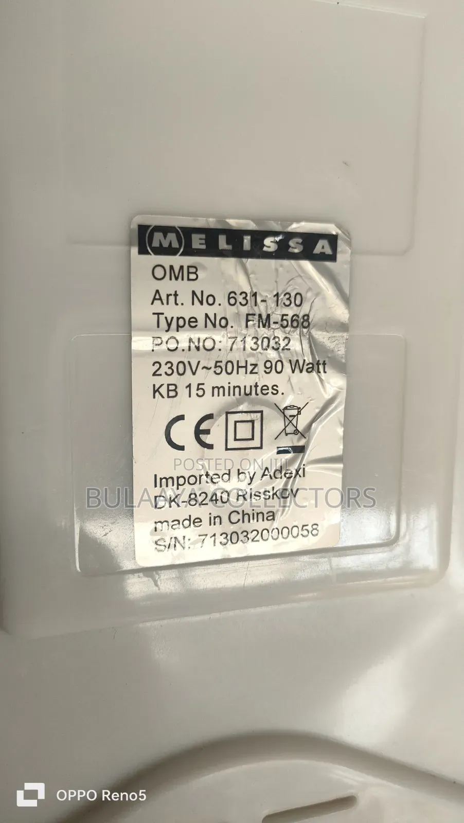UK Used Melissa Electric Foot Spa Machine.