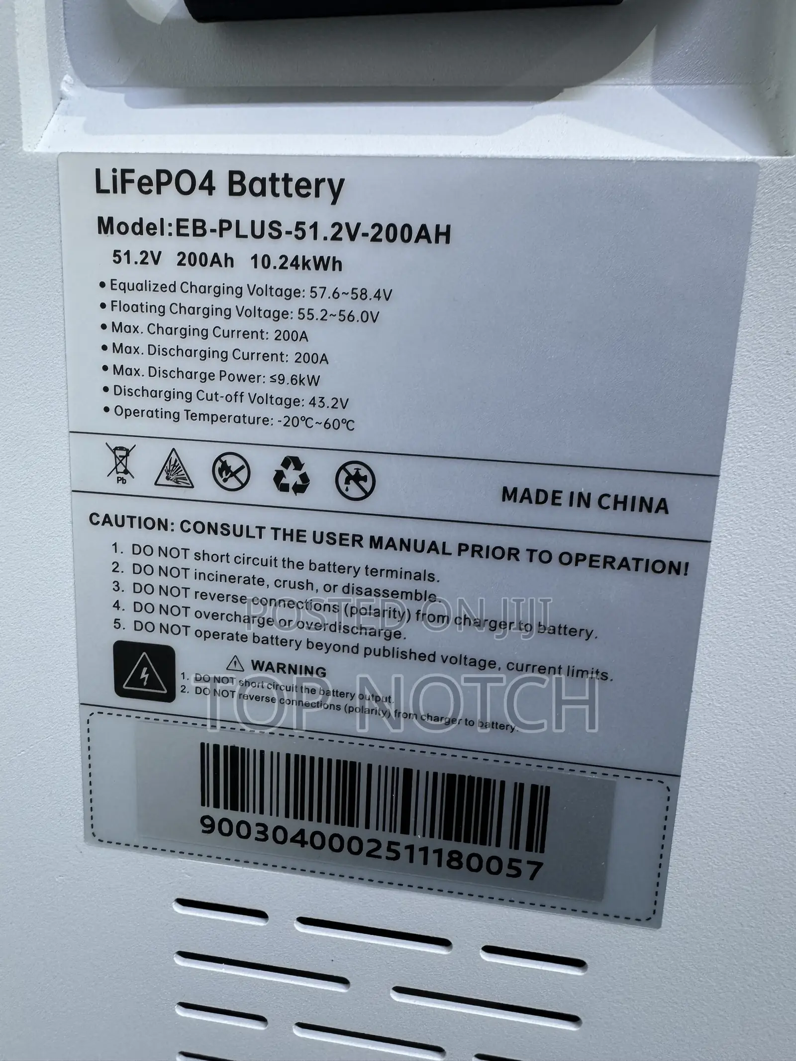 10kwh/48v Sumry Lithium Battery