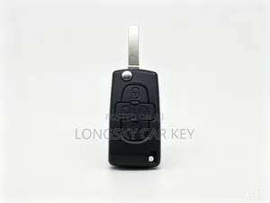 Peugeot Insert to Start Car Key Shells/Cases
