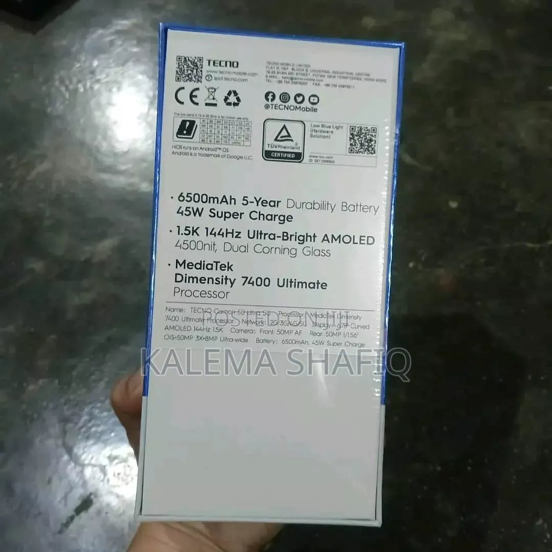 New Tecno Camon 50 Ultra 256 GB Pink