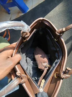 Woven Tote Bag (Deep Brown)