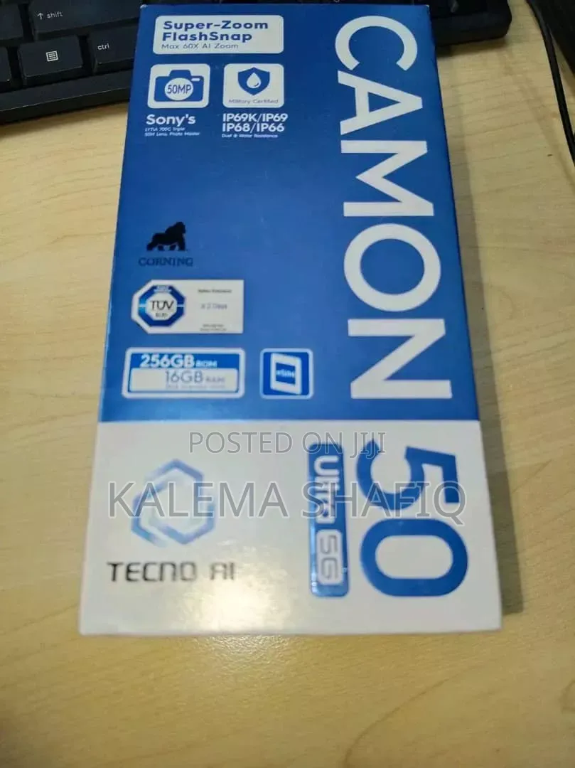 New Tecno Camon 50 Ultra 256 GB Gray