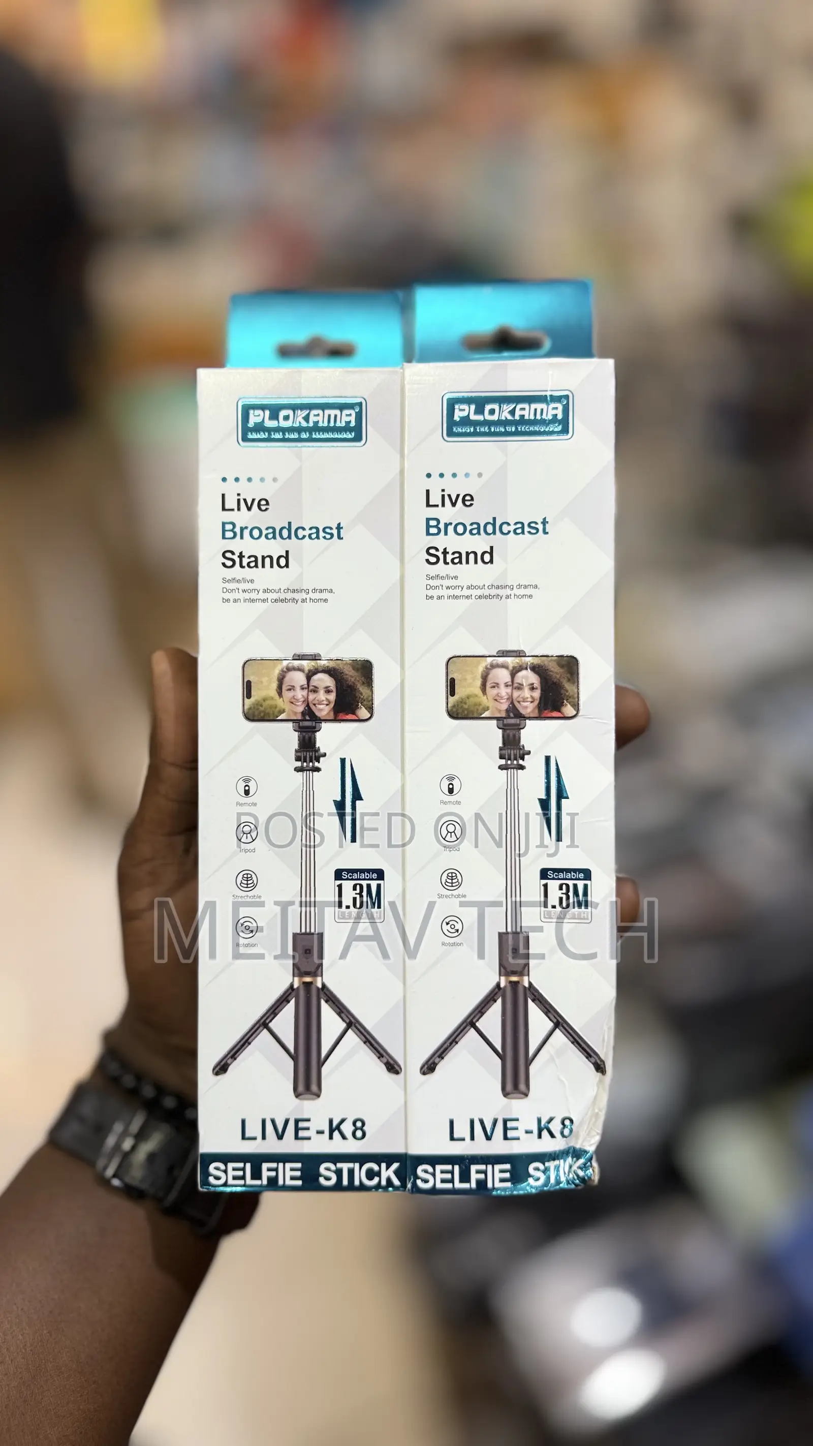 Plokama Live Multifunctional Selfie Stick Tripod 1.3m