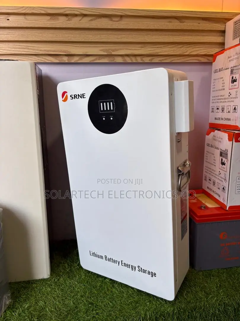 SRNE 5.12kWh 48V 100Ah Wall Mounted Lithium Battery Pack
