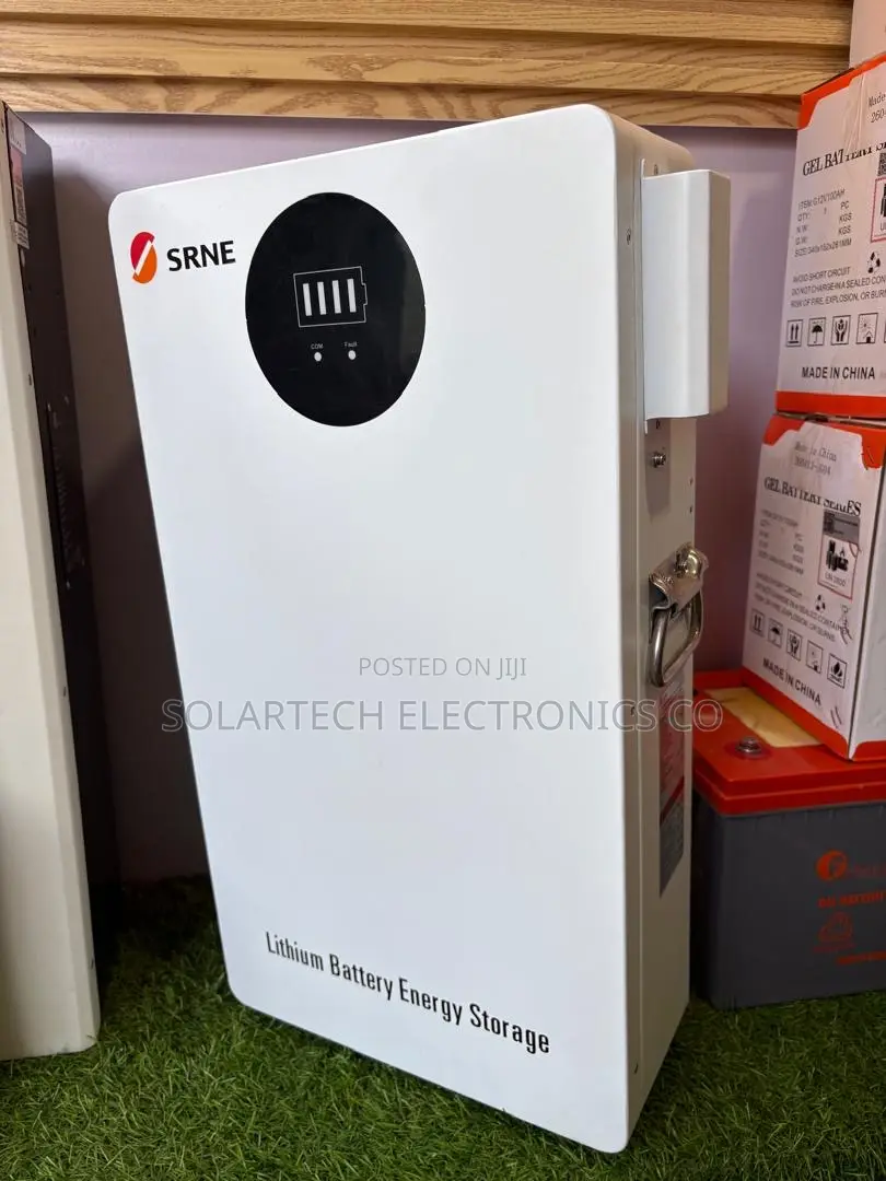 SRNE 48V 5.12kWh Smart BMS Lithium Battery for Solar Systems