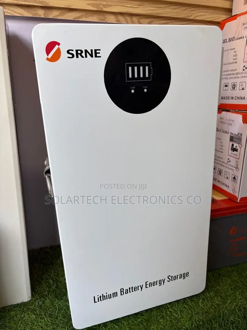 SRNE 5.12kWh 51.2V Lithium Iron Phosphate Battery Storage