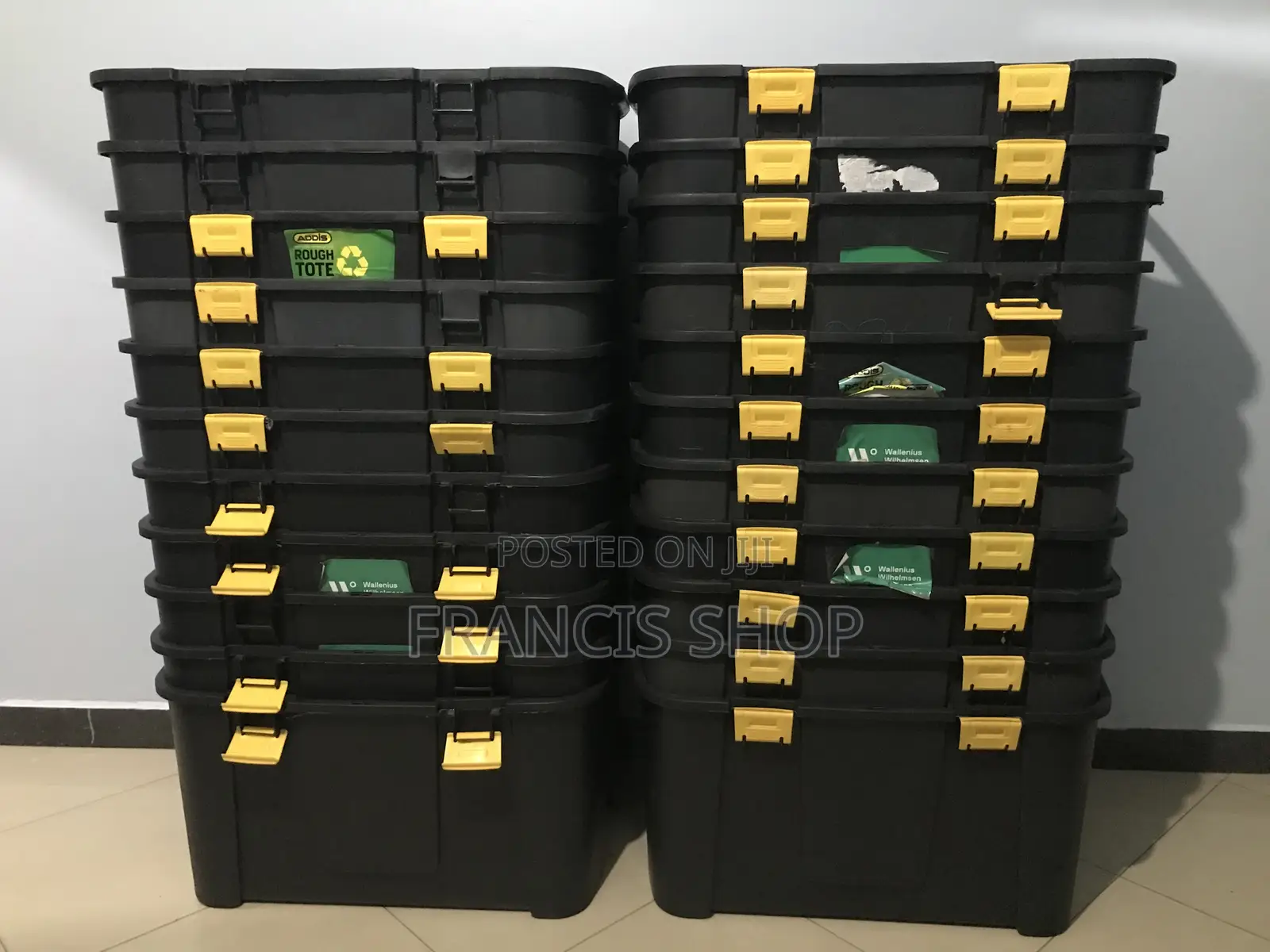 Heavy Duty Black Plastic Storage /Equipment Boxes