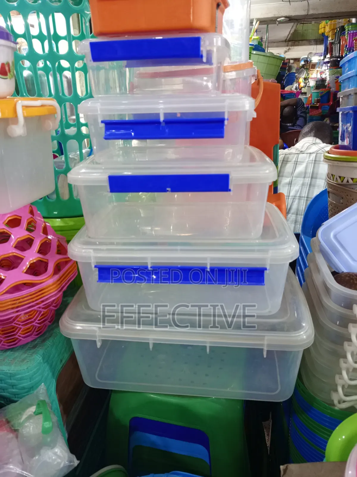 Rectangular Plastic Storage Containers.