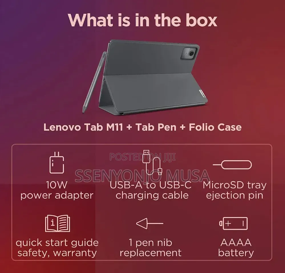 New Lenovo Tab M11 128 GB Silver