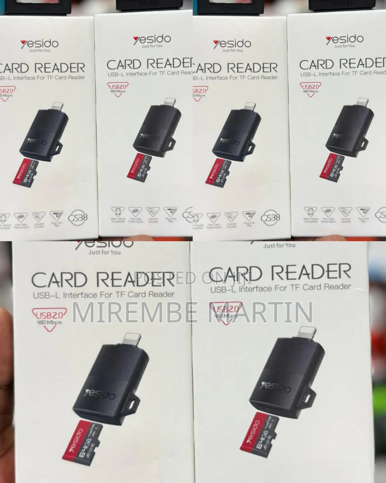 Yesido GS38 Lightning to TF Card Reader