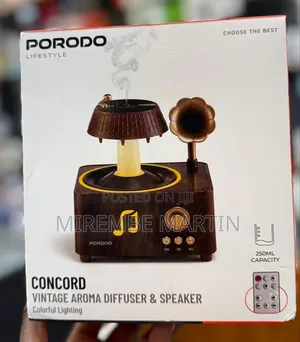 Porodo Lifestyle Concord Vintage Aroma Diffuser Speaker