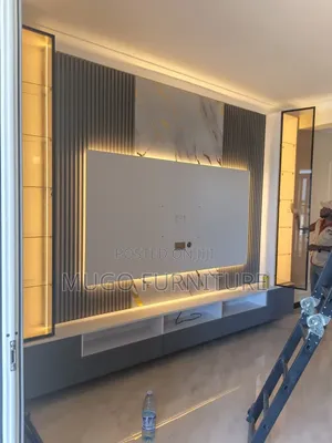 TV Unit With Backlights