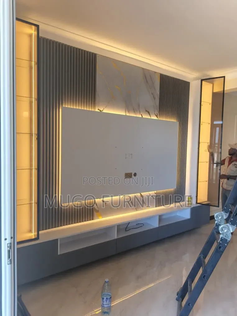 TV Unit With Backlights