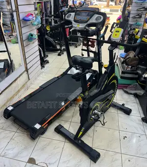 Commercial Treadmill With Exercise Bike
