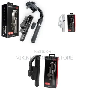 Gimbal Stabilizer Selfie Stick Tripod, L08 Anti-Shake Smart Selfie