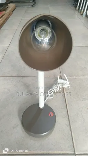 UK Used Brown, Flexible-Neck Desk Lamp.