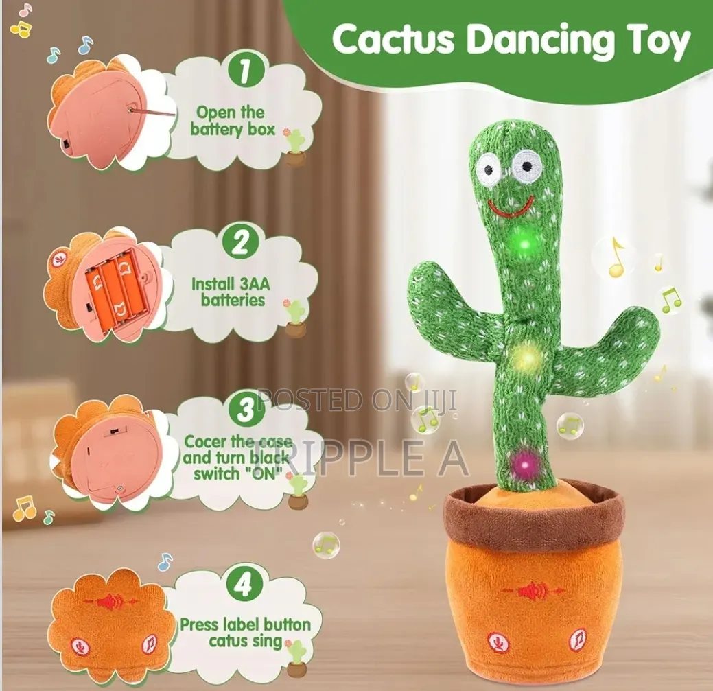 Happy Cactus Repeating Toy
