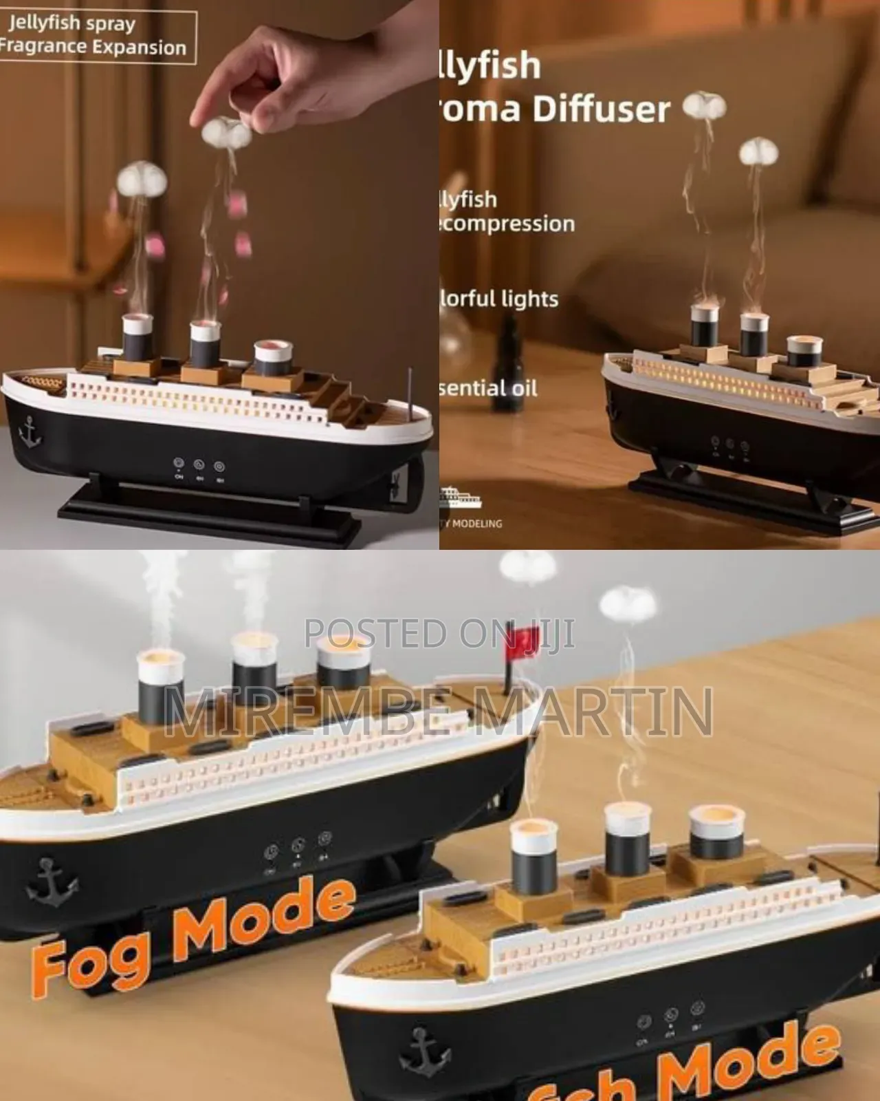 Titanic Jellyfish Essential Oil Diffuser Humidifier
