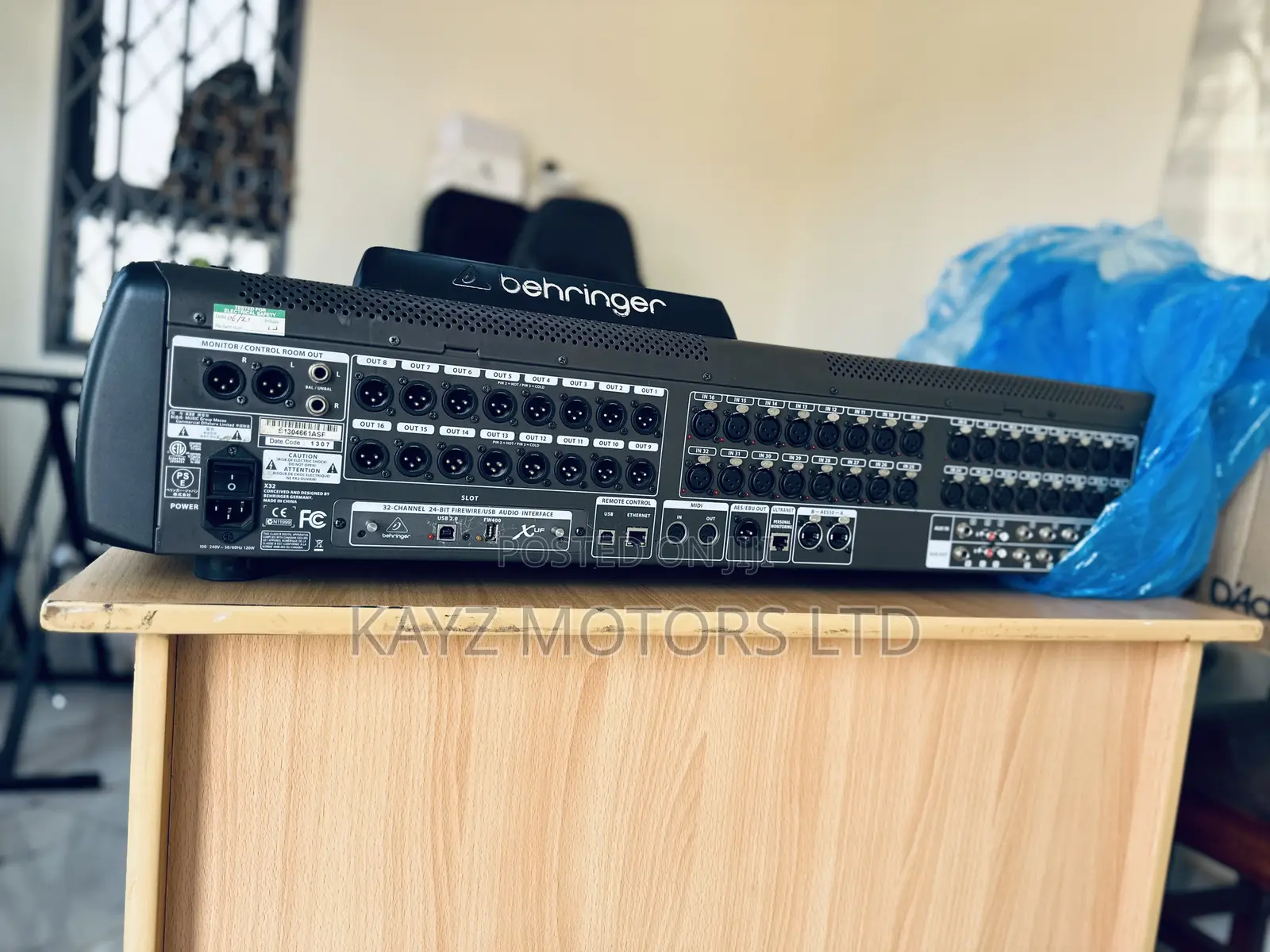 Behringer X32 Full Board Digital Mixer With Flight Case.