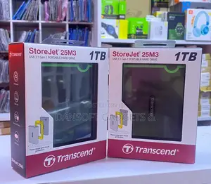 Transcend 1TB Portable Hard Drive – USB 3.1 Gen 1