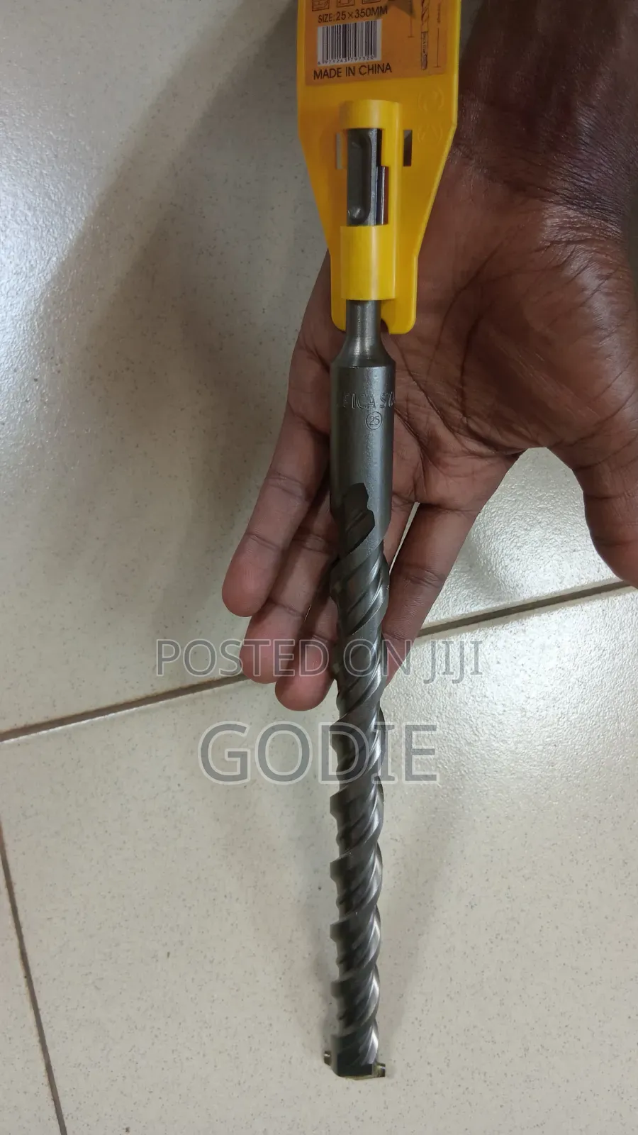 Epica Star Brand Hammer Drill Bit Designed for SDS Plus Shank Systems.