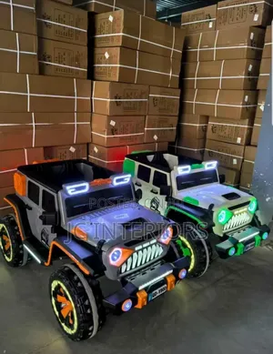 Kids Electric Ride - On Off Road Jeep Monster