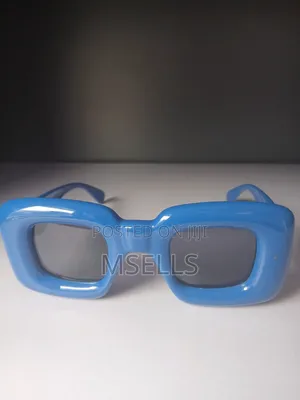 Inflated Blue Bubble Sunglasses