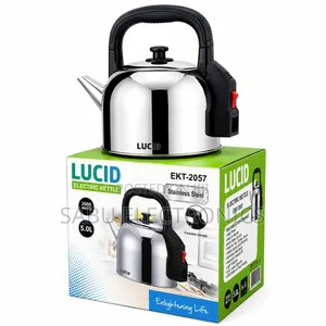 LUCID 5.0L Electric Kettle – 2000W Fast Heating, Foldable Handle