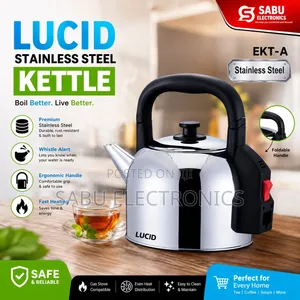LUCID 5.0L Electric Kettle – 2000W Fast Heating, Foldable Handle