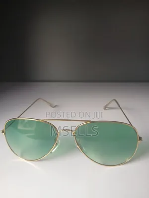 Green Aviator Sunglasses