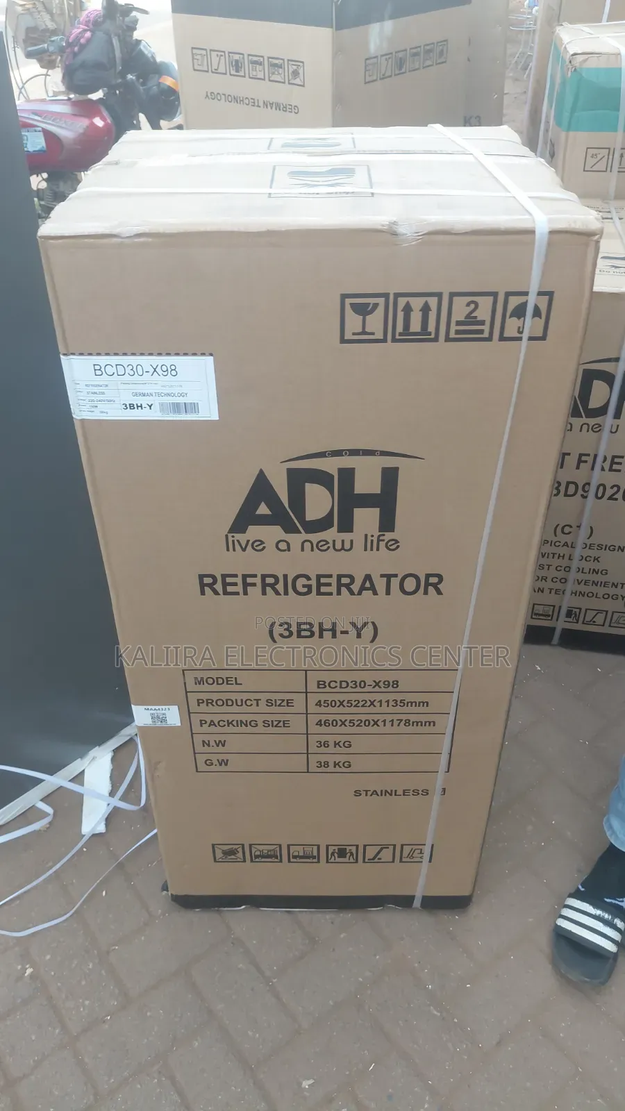 138l Fridge Adh Double Door