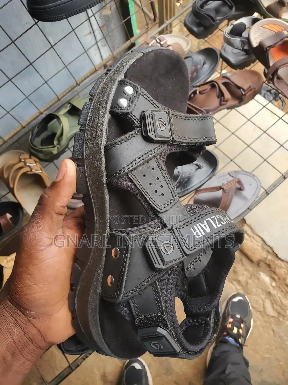 Scholar / Open Shoes Black, Grey Brown