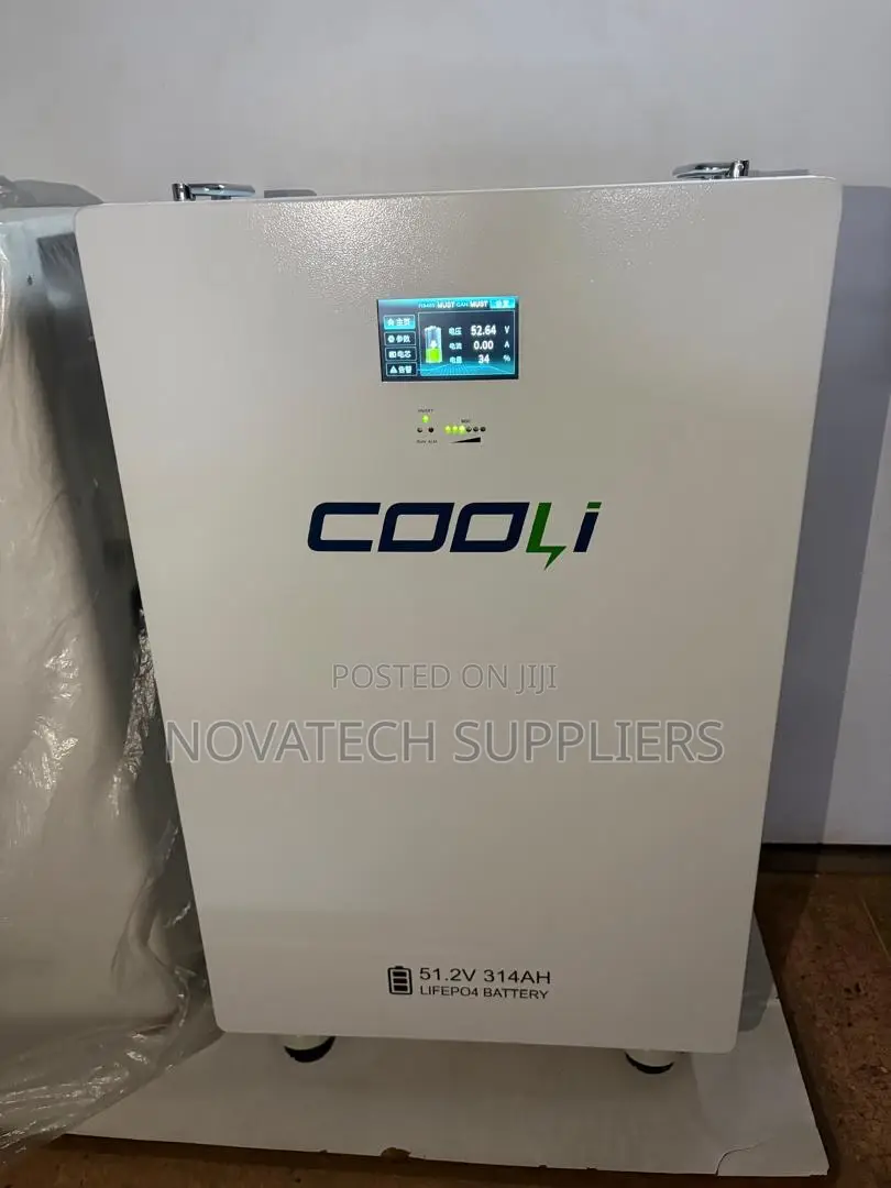 Cooli 16kWh High Capacity Lithium Battery for Solar Systems