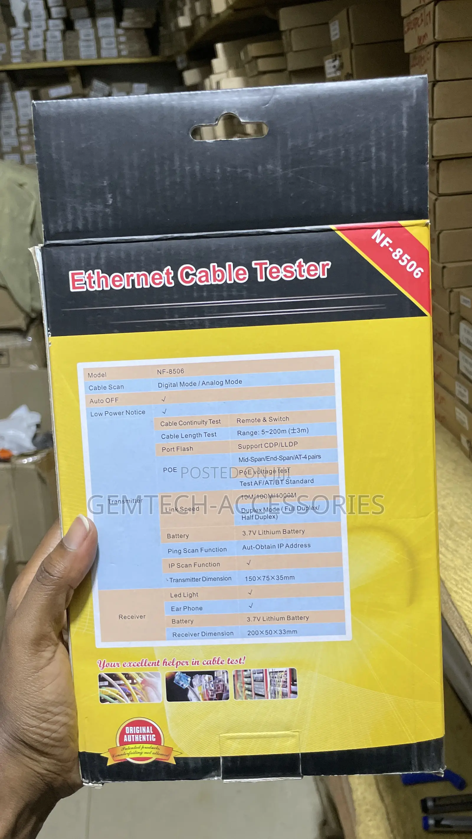 Ethernet Cable Tester
