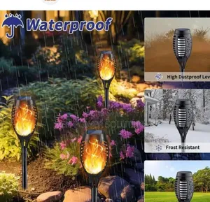 XF-LED Solar Torch Light