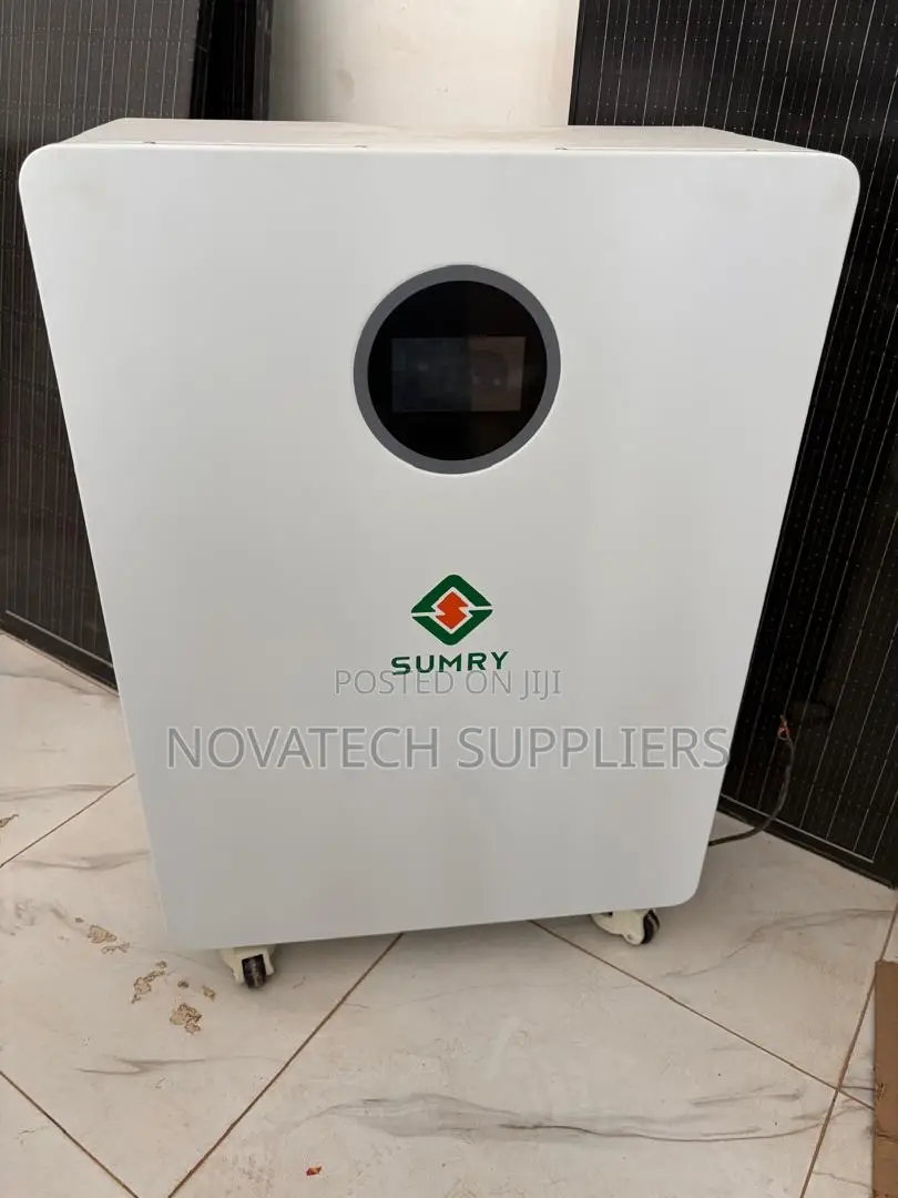 Sumry 10kWh 51.2V 200Ah Lithium Battery With LCD Display