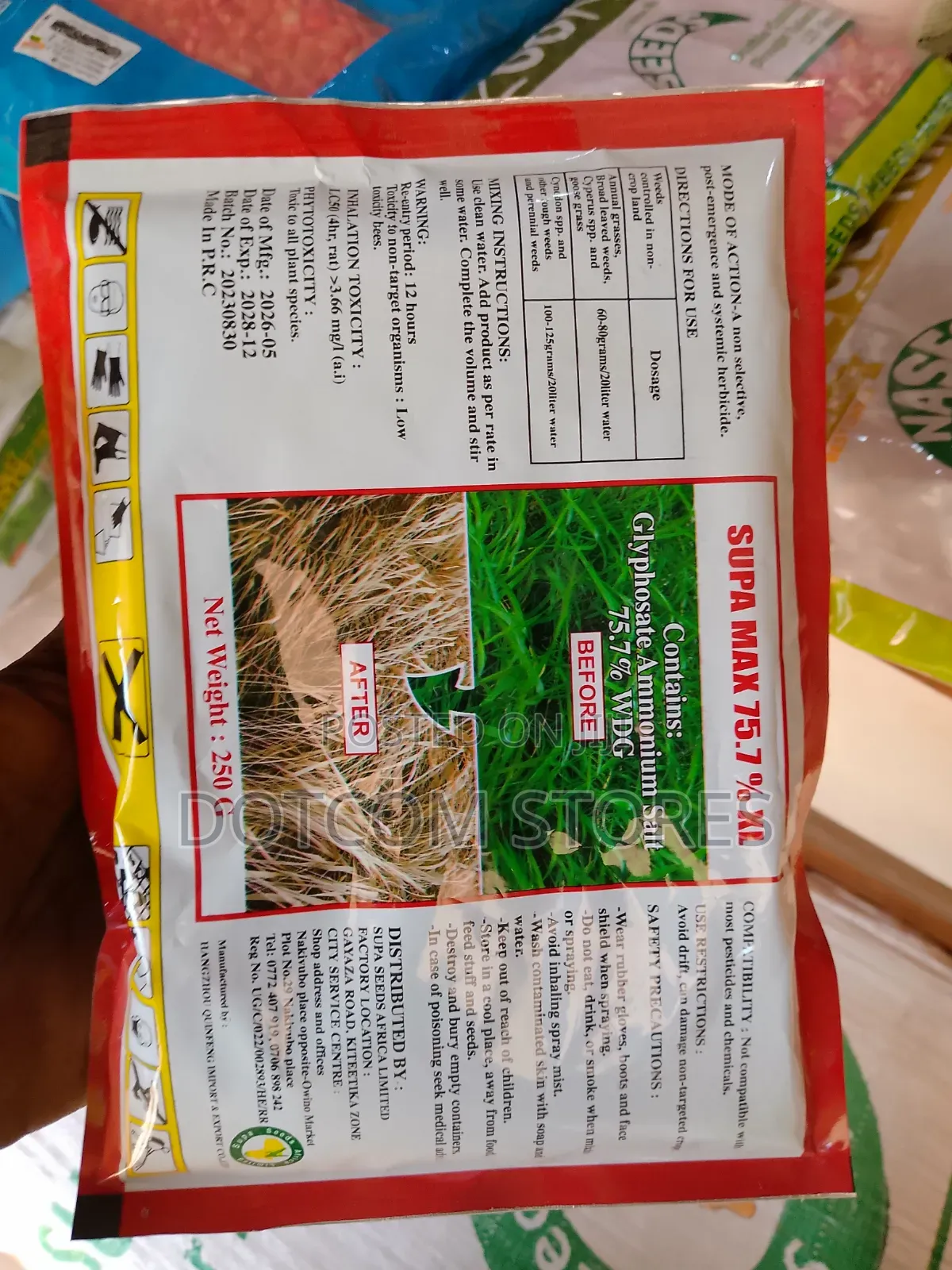 250g Supa Max 75.7%XL Weed Killer
