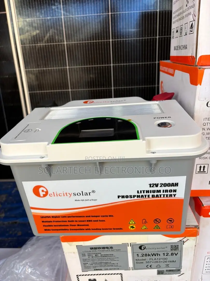 Felicity 200Ah 12.8V Lithium Battery 6000 Cycles for Solar