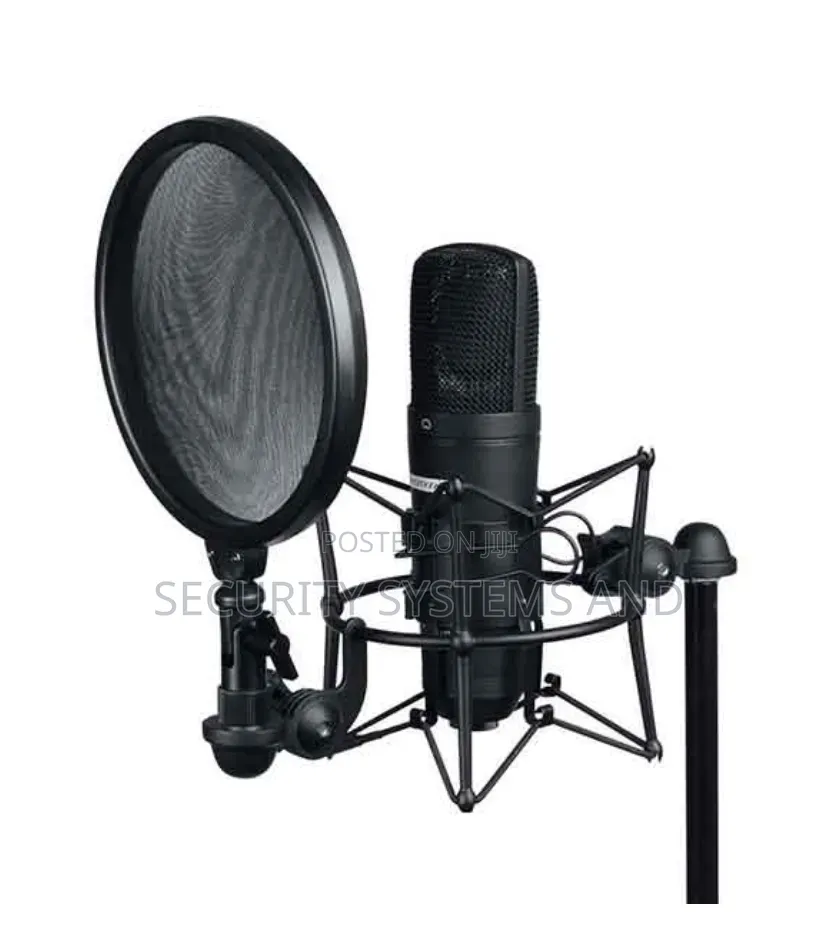 Proffessional Microphone Pop Filter With Gooseneck Clip Holder
