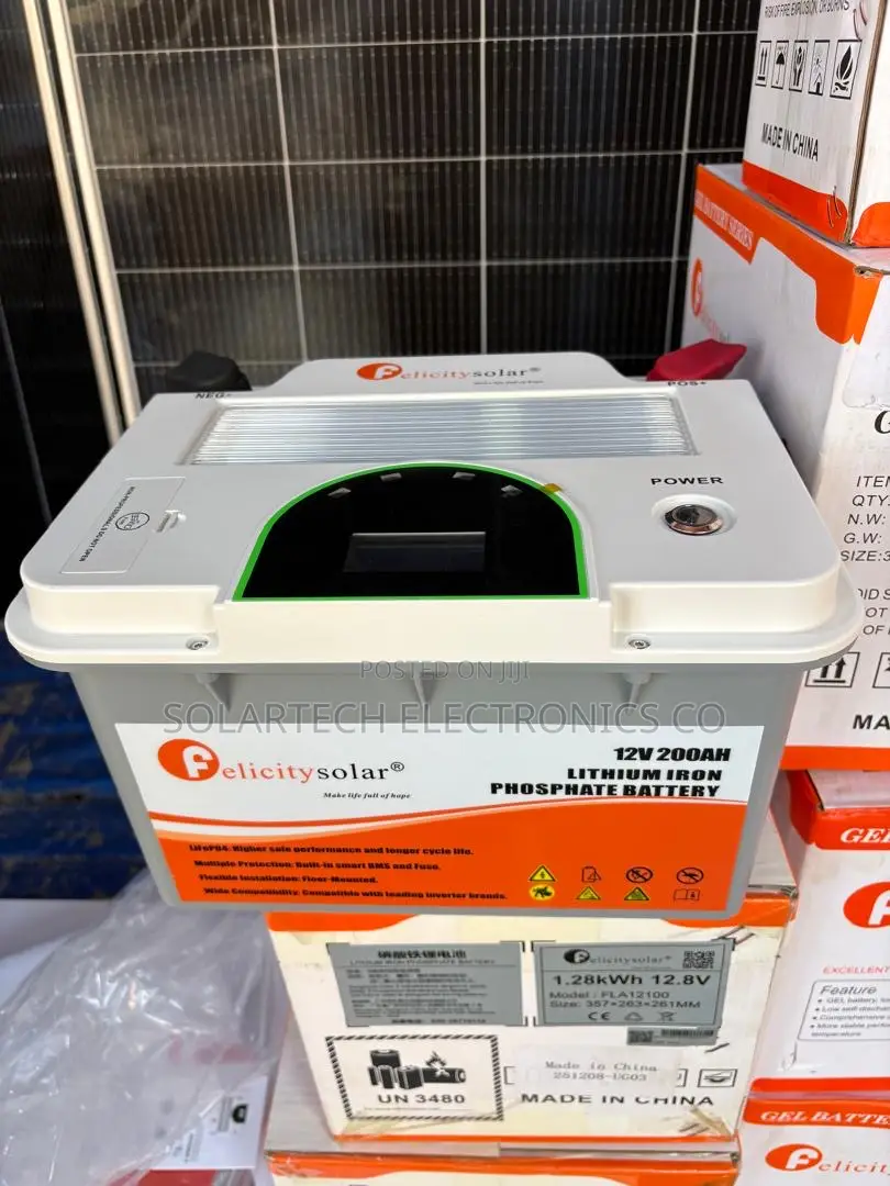 Felicity 2.56kWh Lithium Iron Phosphate Battery Smart BMS