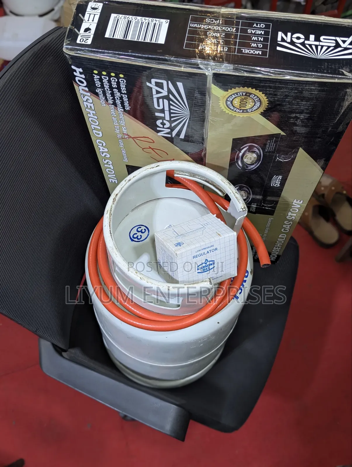 13kg Stabex + Auto Gas Plate