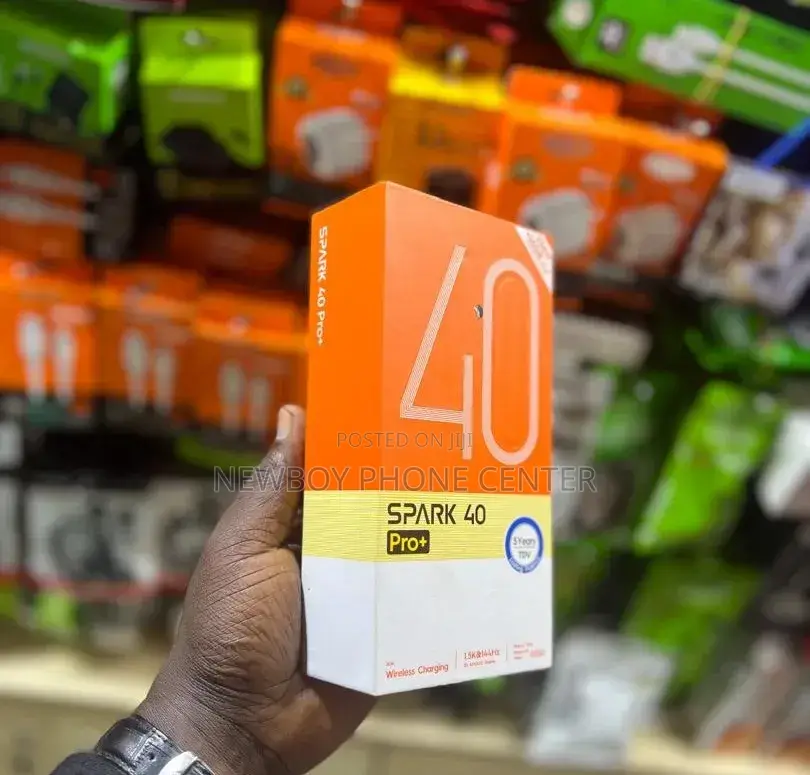 New Tecno Spark 40 Pro+ 256 GB Black