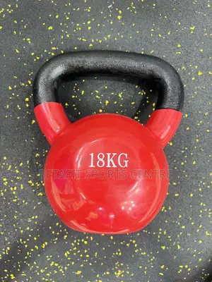 18kg Vinyl-Coated Kettlebell
