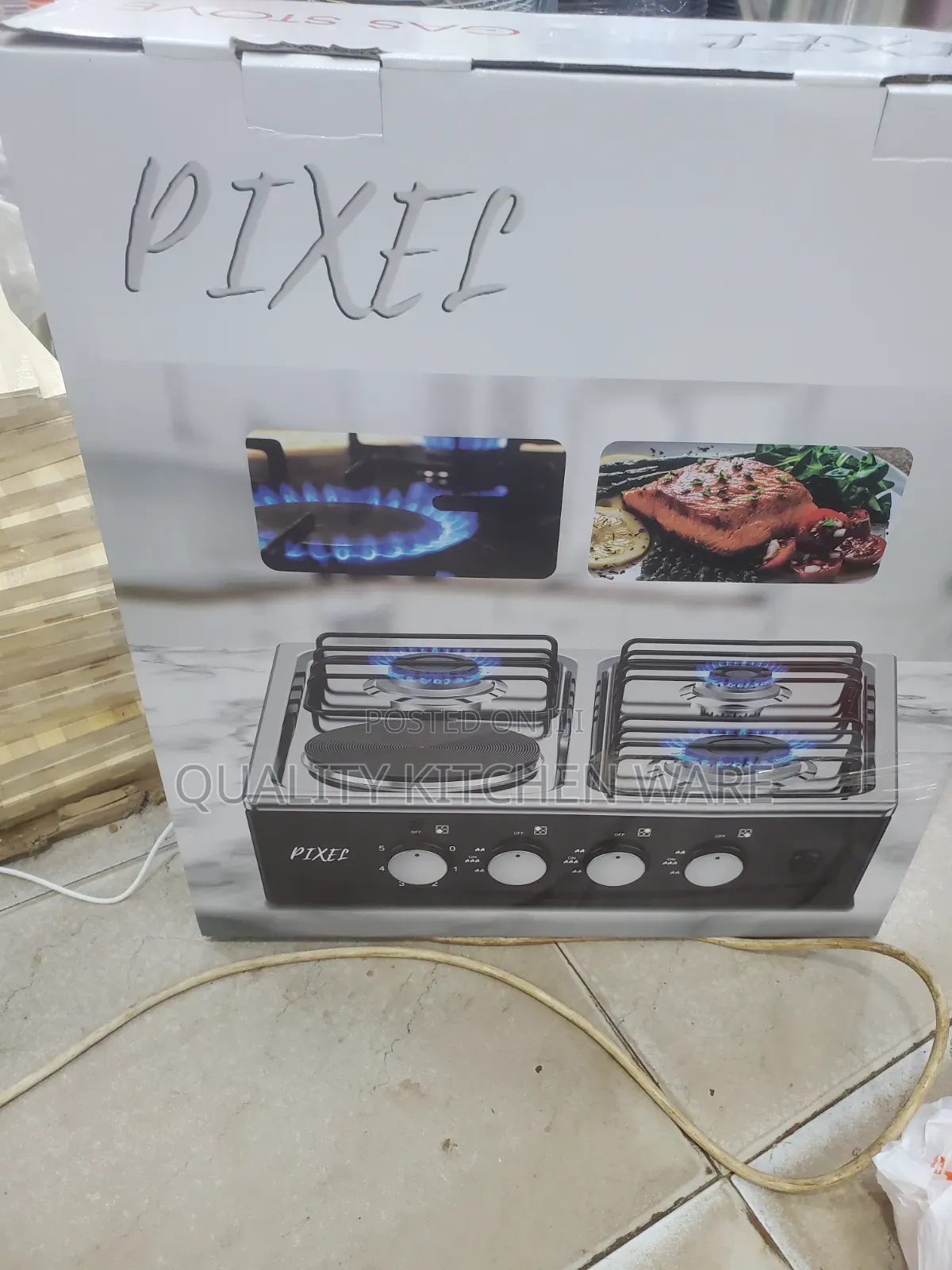 Pixel 3x1 Hot and Gas Plate