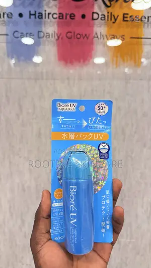 Biore Aquarich Waterly Essence Sunscreen 50 for All Skin Types