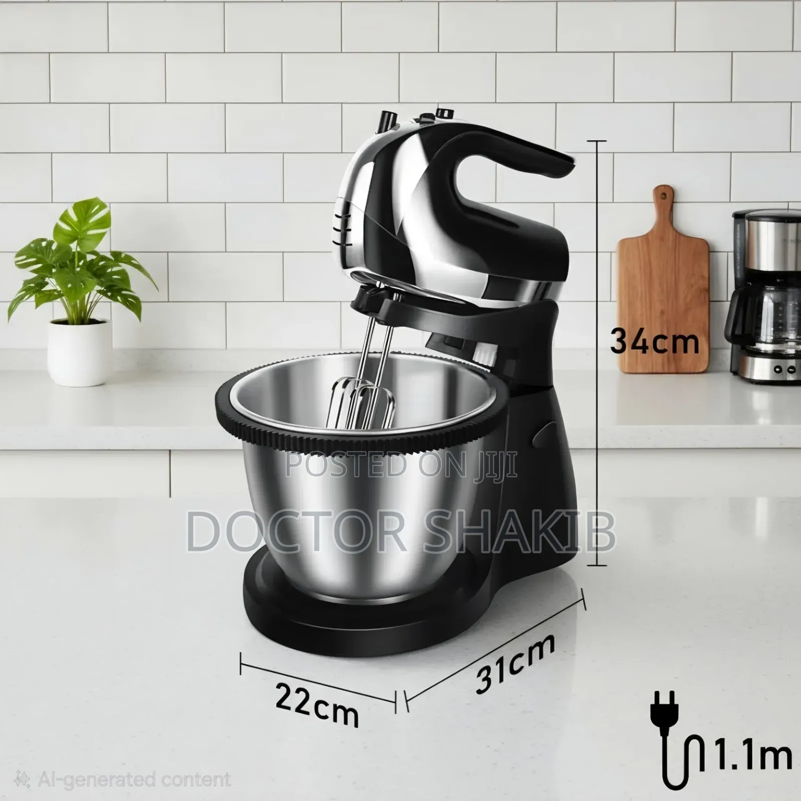 3litres Sonifer SF-7020 Stand Mixer