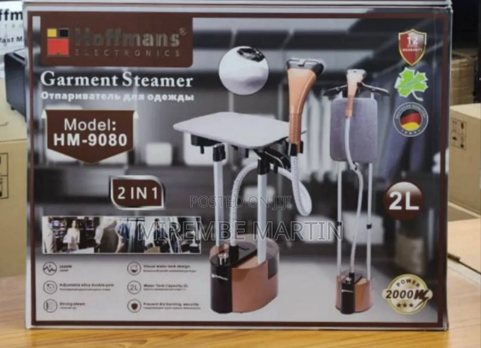 Hoffmans 2in1 Garment Steamer