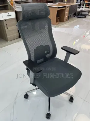 Office Chair Adjustable Gray