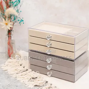 Multi-Layer Transparent Acrylic Jewelry Organizer F