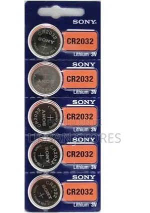CR 2032 Lithium Battery -Apack of 5 Pieces